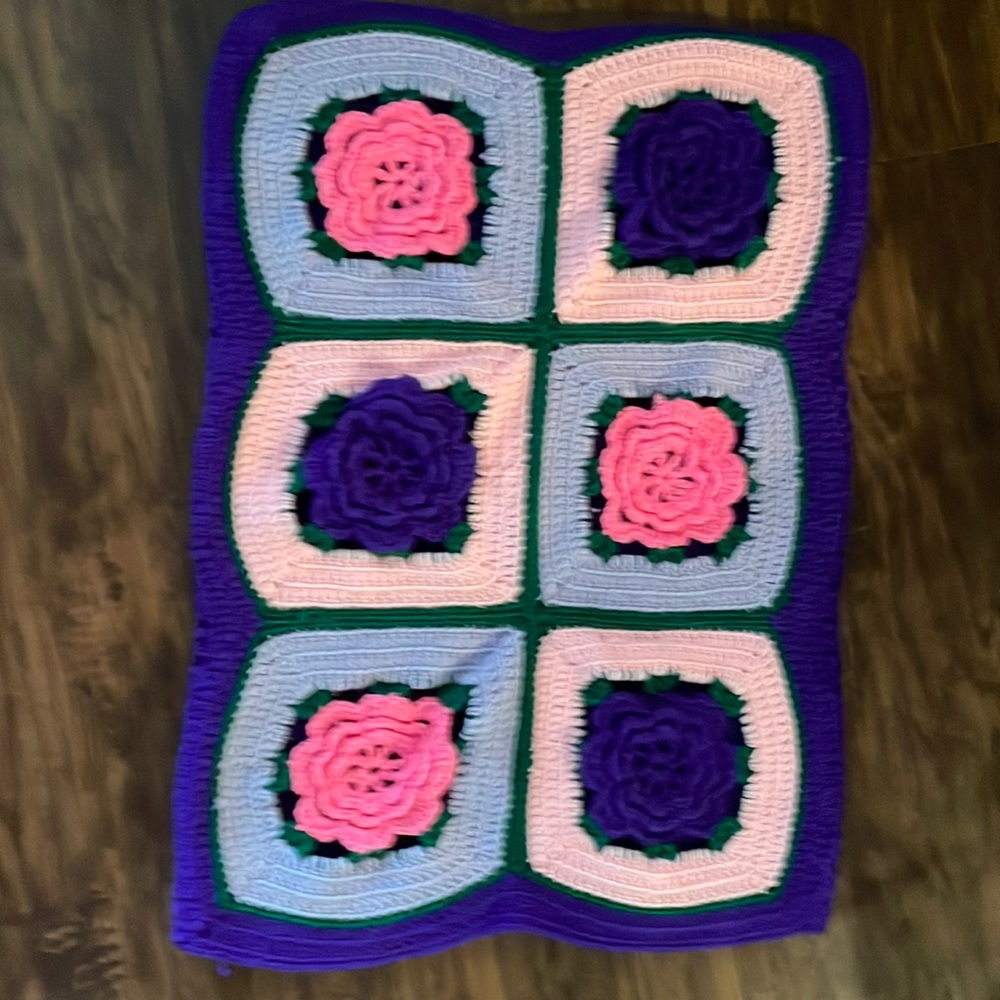 Crochet Shams / Pillow Covers (Pair)